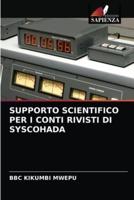 SUPPORTO SCIENTIFICO PER I CONTI RIVISTI DI SYSCOHADA