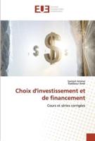 Choix D'investissement Et De Financement