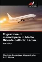 Migrazione di manodopera in Medio Oriente dallo Sri Lanka