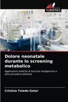Dolore neonatale durante lo screening metabolico