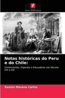 Notas históricas do Peru e do Chile: