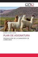 PLAN DE ASIGNATURA