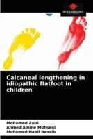 Calcaneal lengthening in idiopathic flatfoot in children