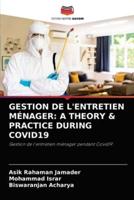 GESTION DE L'ENTRETIEN MÉNAGER: A THEORY & PRACTICE DURING COVID19
