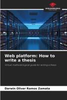 Web platform: How to write a thesis