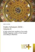 Codex Schoeyen 2650 - Volume II