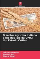 O Sector Agrícola Indiano À Luz Das Leis Da OMC