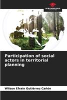 Participation of Social Actors in Territorial Planning