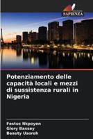 Potenziamento Delle Capacità Locali E Mezzi Di Sussistenza Rurali in Nigeria