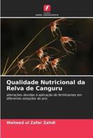 Qualidade Nutricional Da Relva De Canguru