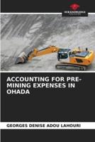 Accounting for Pre-Mining Expenses in Ohada