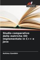 Studio Comparativo Delle Metriche OO Implementate in C++ E Java