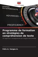 Programme De Formation En Stratégies De Compréhension De Texte