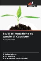 Studi Di Mutazione Su Specie Di Capsicum