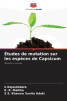 Études De Mutation Sur Les Espèces De Capsicum