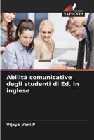 Abilità Comunicative Degli Studenti Di Ed. In Inglese