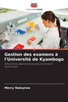 Gestion Des Examens À l'Université De Kyambogo