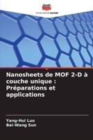 Nanosheets De MOF 2-D À Couche Unique