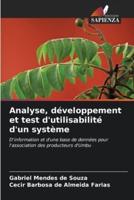 Analyse, Développement Et Test D'utilisabilité D'un Système