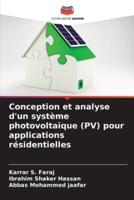 Conception Et Analyse D'un Système Photovoltaïque (PV) Pour Applications Résidentielles