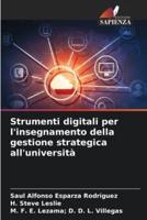 Strumenti Digitali Per L'insegnamento Della Gestione Strategica All'università
