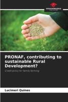 PRONAF, Contributing to Sustainable Rural Development?