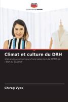 Climat Et Culture Du DRH