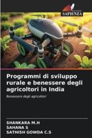 Programmi Di Sviluppo Rurale E Benessere Degli Agricoltori in India