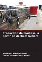 Production De Biodiesel À Partir De Déchets Laitiers