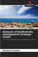 Analysis of Biodiversity Management Strategy Issues