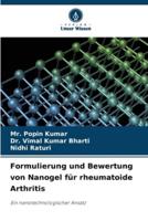 Formulierung Und Bewertung Von Nanogel Für Rheumatoide Arthritis
