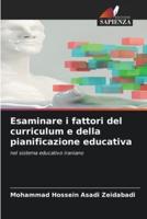 Esaminare I Fattori Del Curriculum E Della Pianificazione Educativa