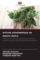 Activité Antidiabétique De Setaria Italica