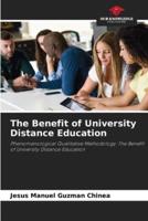 The Benefit of University Distance Education