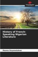 History of French-Speaking Nigerian Literature