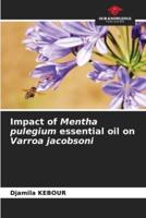 Impact of Mentha Pulegium Essential Oil on Varroa Jacobsoni