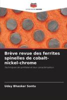 Brève Revue Des Ferrites Spinelles De Cobalt-Nickel-Chrome