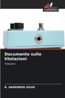 Documento Sulle Titolazioni