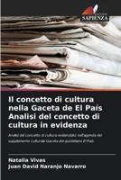 Il Concetto Di Cultura Nella Gaceta De El País Analisi Del Concetto Di Cultura in Evidenza