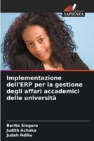 Implementazione dell'ERP Per La Gestione Degli Affari Accademici Delle Università