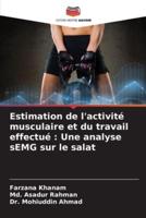 Estimation De L'activité Musculaire Et Du Travail Effectué