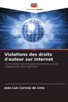 Violations Des Droits D'auteur Sur Internet