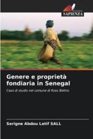 Genere E Proprietà Fondiaria in Senegal