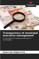 Transparency of Municipal Executive Management