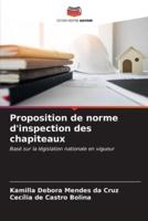 Proposition De Norme D'inspection Des Chapiteaux