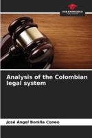 Analysis of the Colombian Legal System