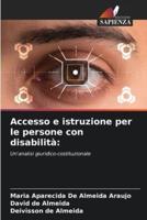 Accesso E Istruzione Per Le Persone Con Disabilità