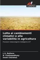 Lotta Ai Cambiamenti Climatici E Alla Variabilità in Agricoltura