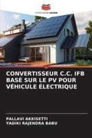 Convertisseur C.C. Ifb Basé Sur Le Pv Pour Véhicule Électrique