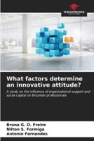 What Factors Determine an Innovative Attitude?